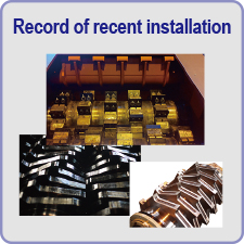 RECORD OF RECENT INSTALLATION